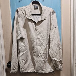 Nike Men's Golf Beige/Taupe Windbreaker, Medium, 373105-244